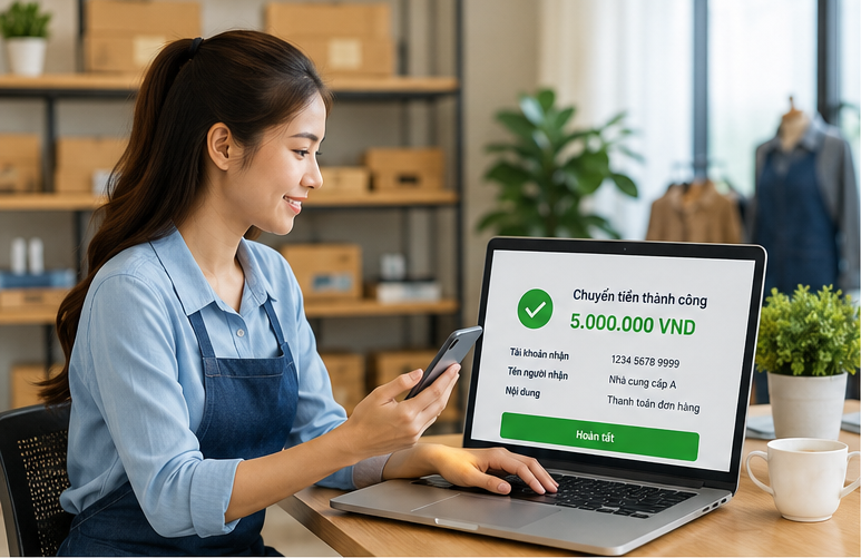 Tài khoản hộ kinh doanh có được chuyển tiền không? Cách thông báo tài khoản ngân hàng với cơ quan thuế qua eTax Mobile năm 2026