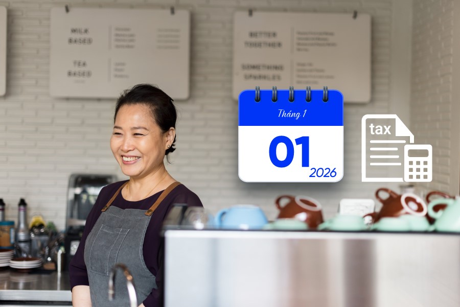 Quy trình 8 bước chuyển từ hộ kinh doanh khoán sang kê khai thuế từ 1/1/2026