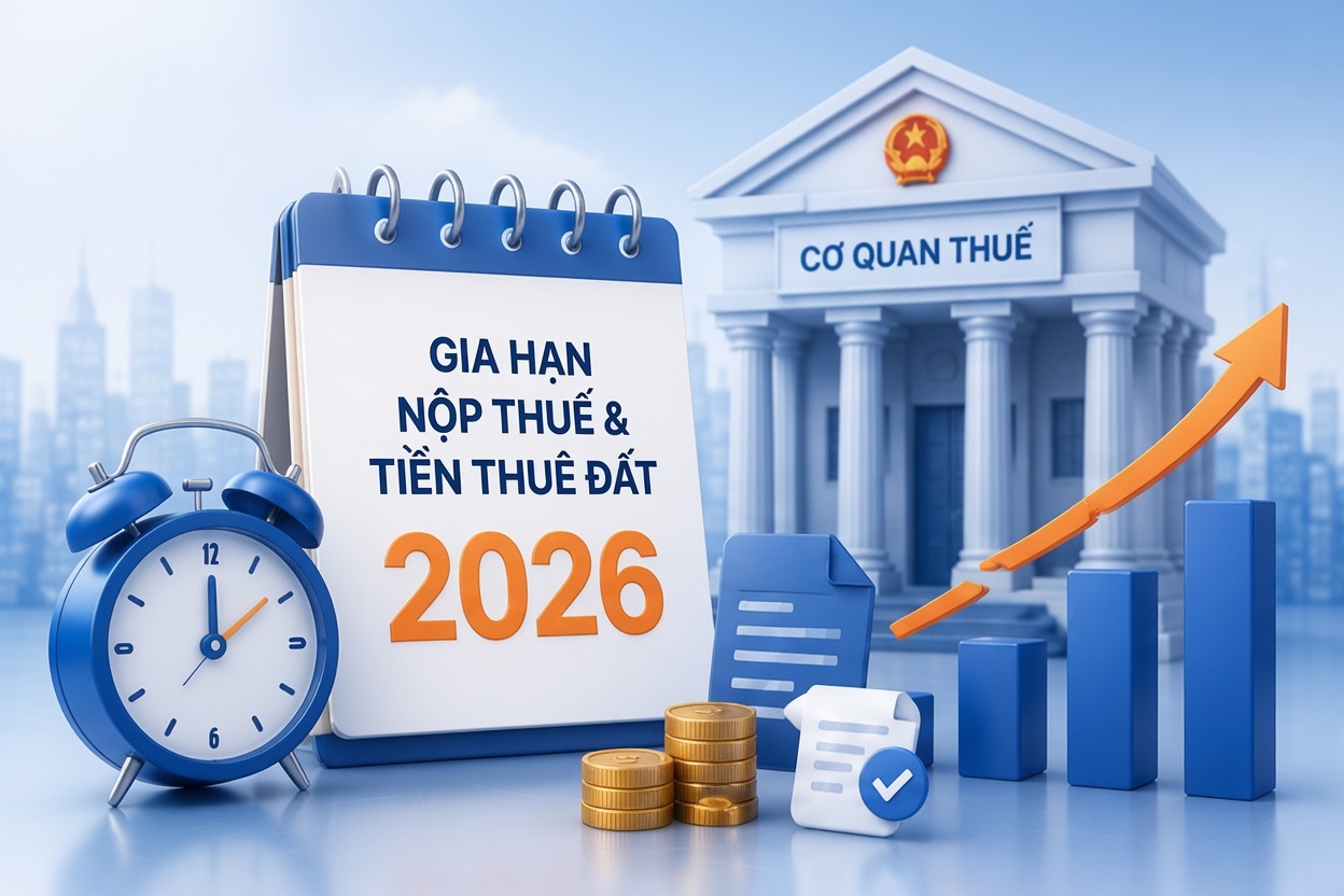 Nghị định 245/2026/NĐ-CP: Chính thức gia hạn thời hạn nộp thuế và tiền thuê đất năm 2026