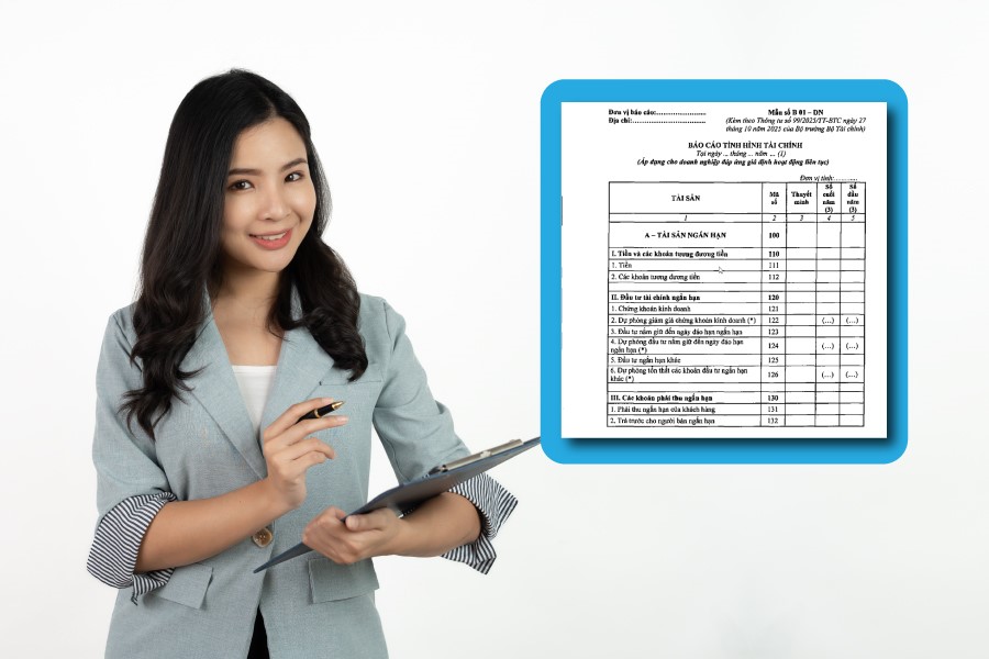 Biểu mẫu BCTC thay đổi ra sao khi áp dụng Thông tư 99/2025/TT-BTC?