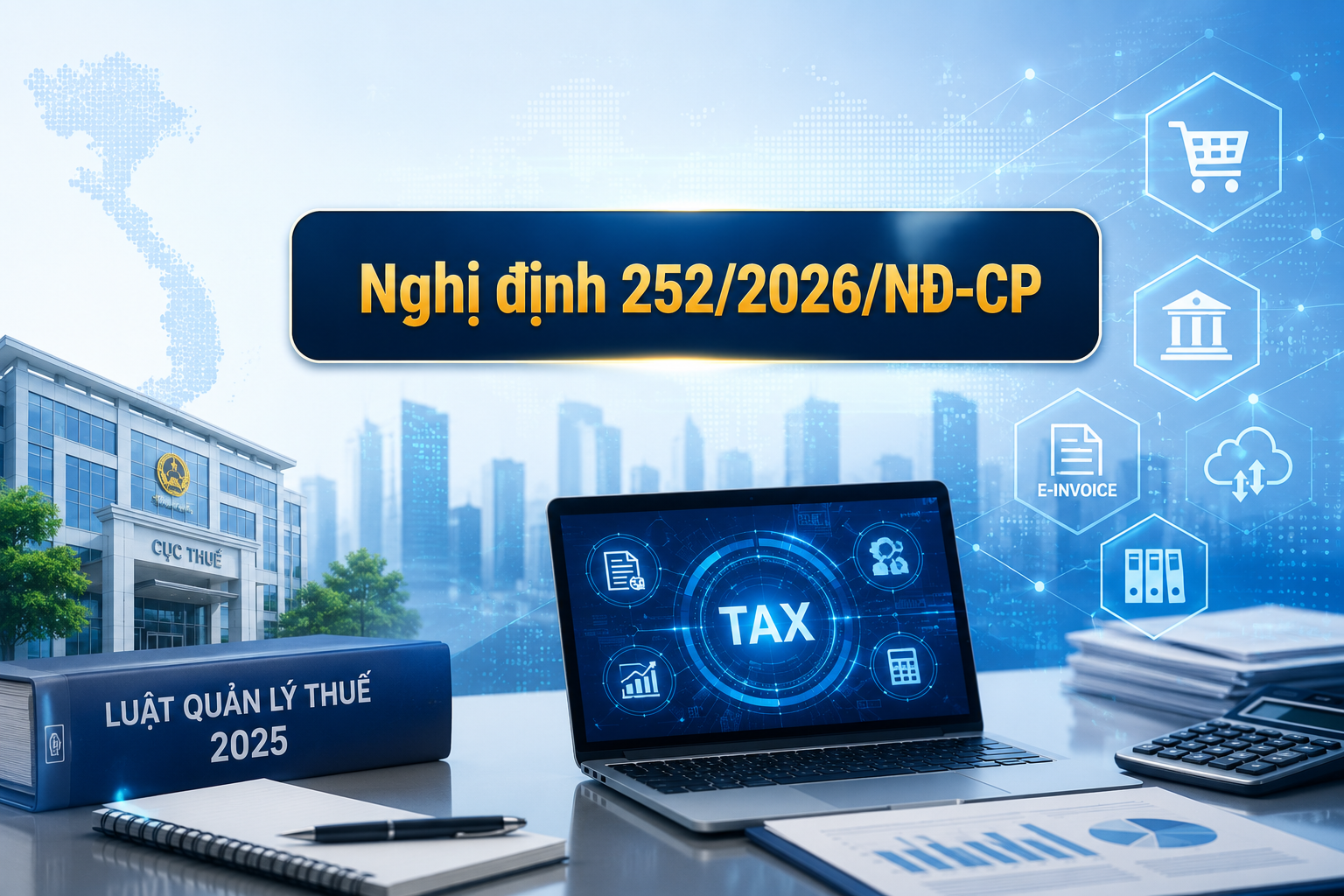 6 Điểm nổi bật về quản lý thuế theo Nghị định 252/2026/NĐ-CP từ 1/7/2026