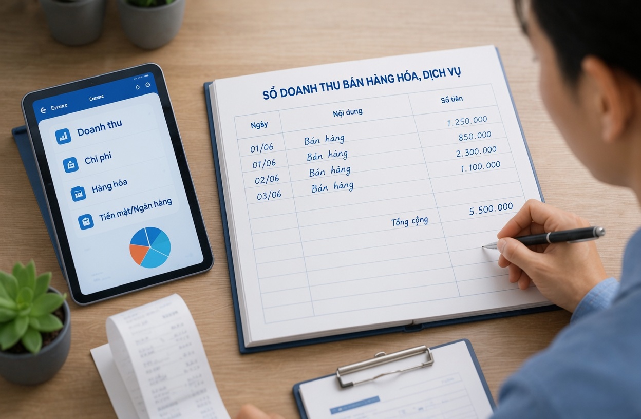 Hộ kinh doanh phải ghi chép sổ sách như thế nào theo quy định mới nhất?
