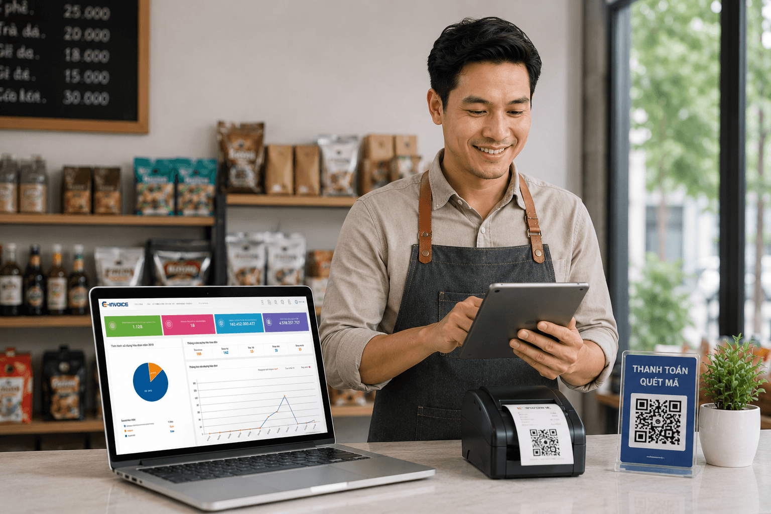 Hóa đơn điện tử E-invoice: Giải pháp giúp hộ kinh doanh chủ động trước quy định mới
