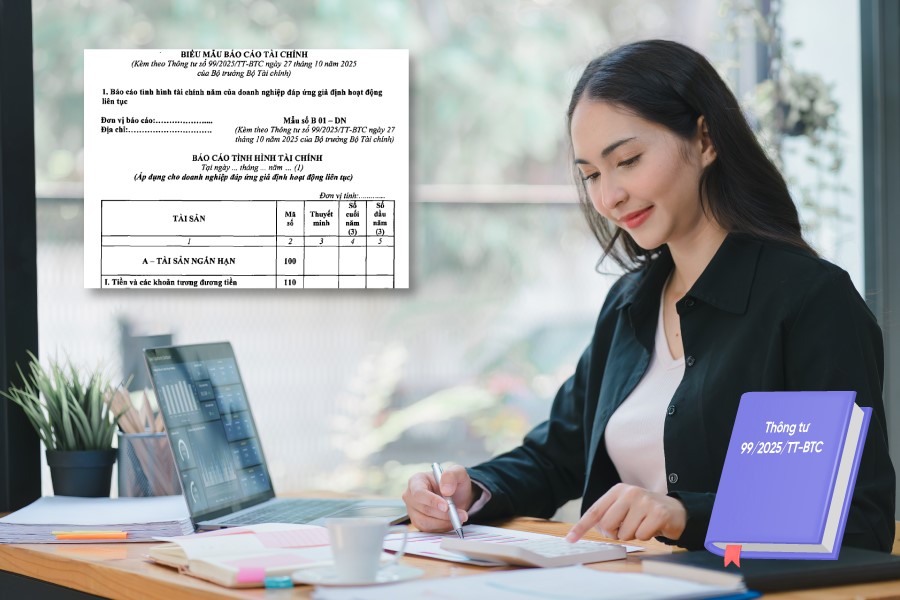Từ 2026, doanh nghiệp dùng Báo cáo tình hình tài chính thay cho Bảng cân đối kế toán