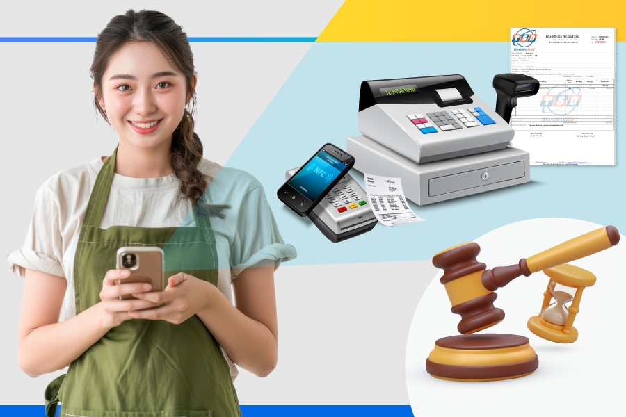 Chế tài xử lý hộ kinh doanh thuộc diện chuyển đổi áp dụng hóa đơn điện tử từ máy tính tiền nhưng không chuyển đổi