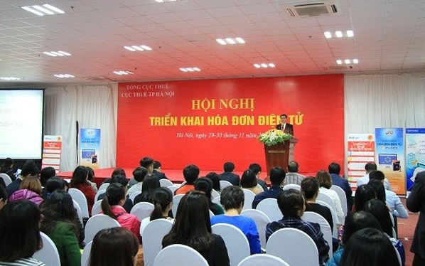 Cục thuế thành phố Hà Nội tổ chức hội nghị triển khai hóa đơn điện tử trong 2 ngày từ 29 – 30/11