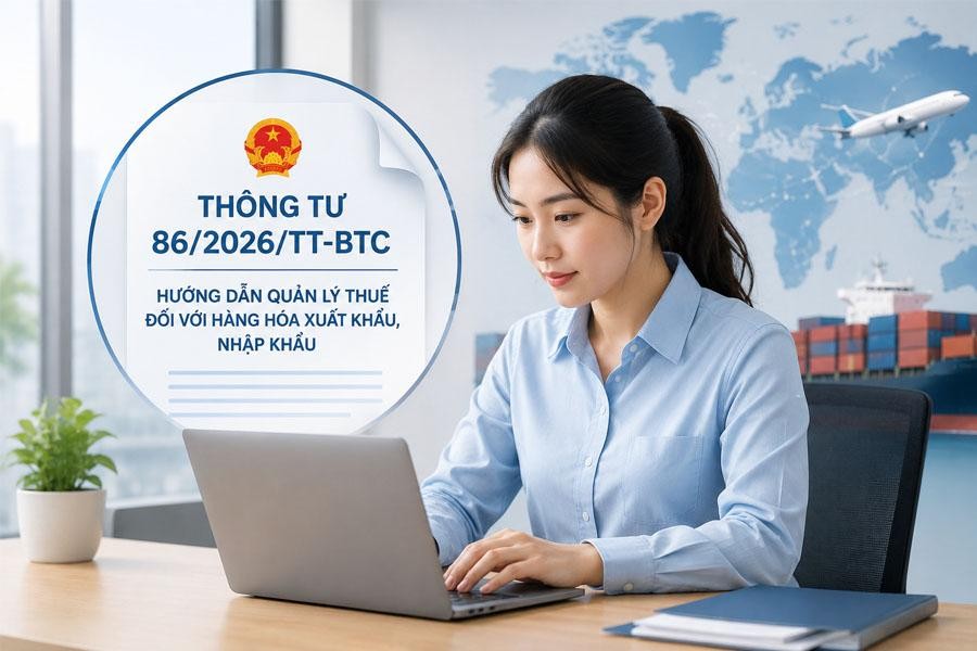 Thông tư 86/2026/TT-BTC: Những điểm mới về quản lý thuế đối với hàng hóa xuất khẩu, nhập khẩu từ ngày 01/7/2026