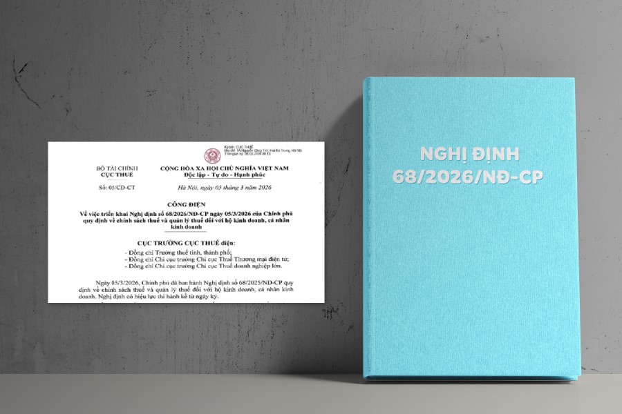 Cục Thuế chỉ đạo triển khai Nghị định 68/2026/NĐ-CP, lưu ý 5 nội dung trọng tâm
